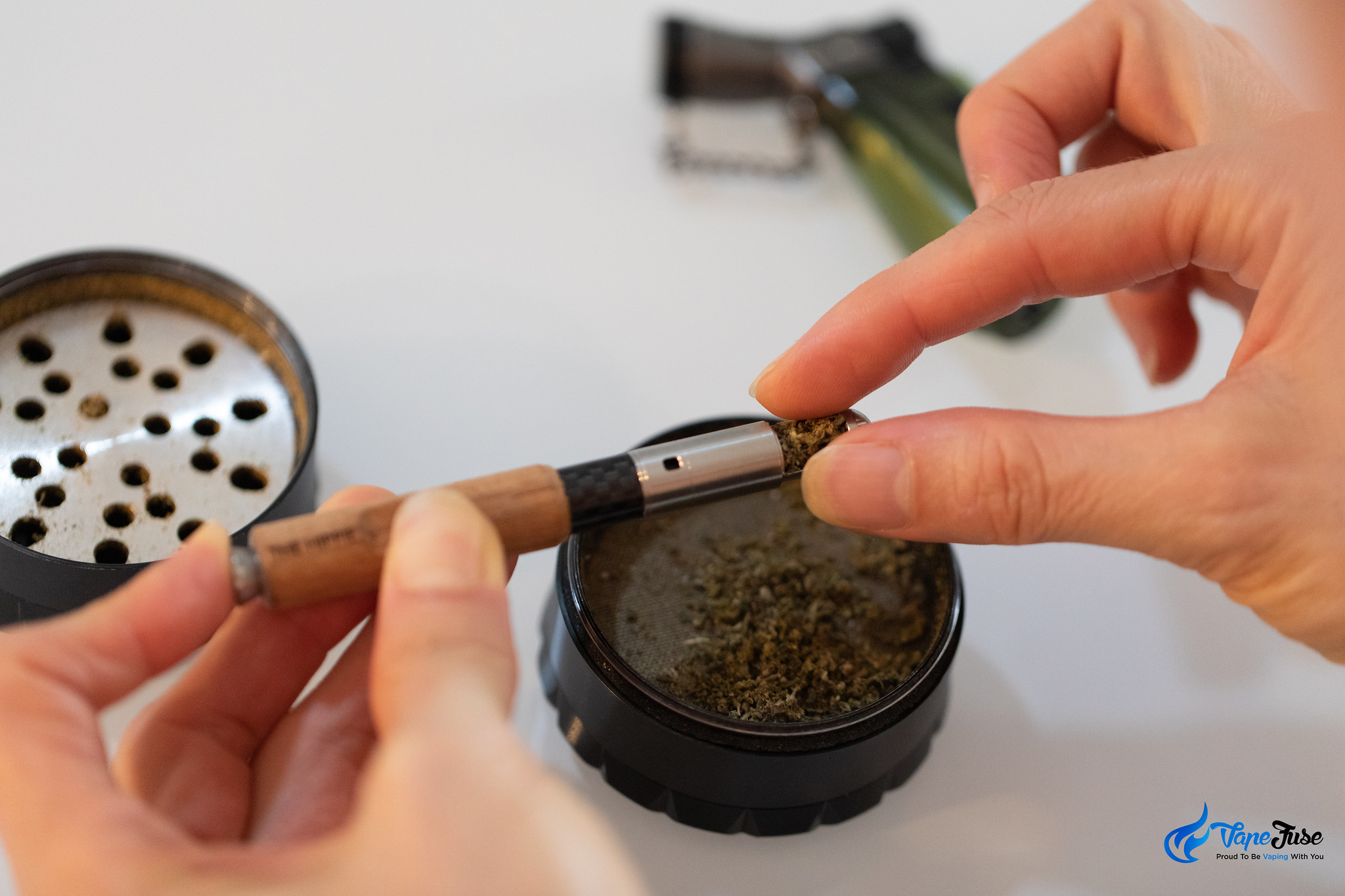 The Hippie Pipe Vaporizer for tiny doses of cannabis