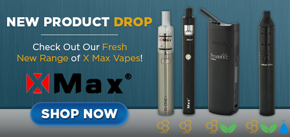 Xmax range of portable vaporizers