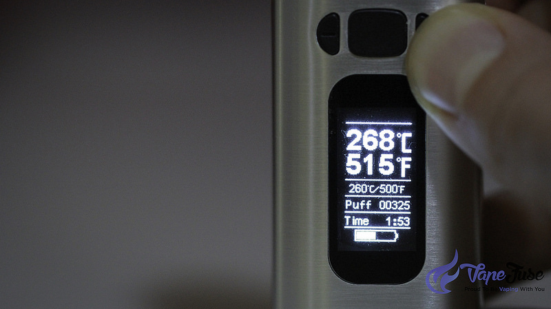 WOW Digital Vaporizer OLED Screen